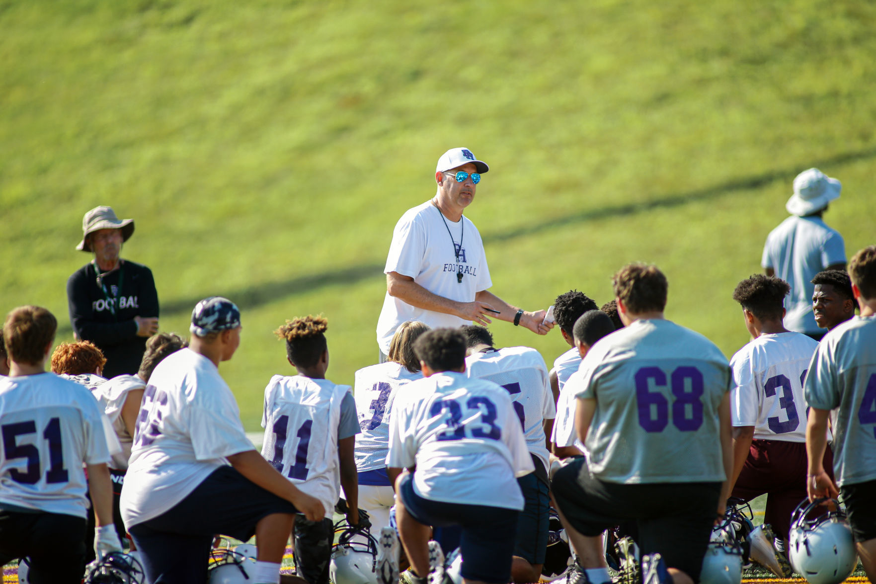 Patrick Henry football practice